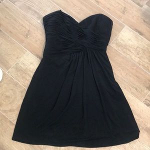 BCBG Black Strapless Cocktail Dress Size 2